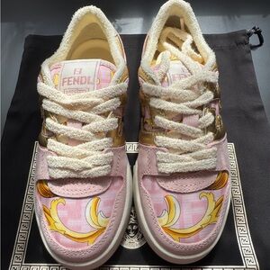 Fendi x Versace Sneakers, Authentic